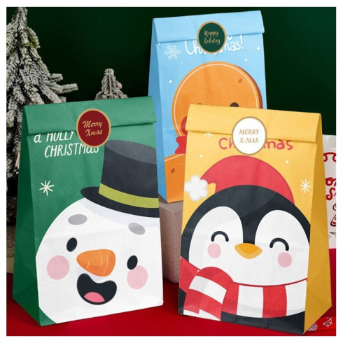 Vánoční dárkové tašky 6 ks