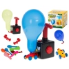 Zábavná detská hra s nafukovacími balónikmi - aerodynamická autoraketa - autičká