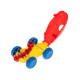 Zábavná detská hra s nafukovacími balónikmi - aerodynamická autoraketa - autičká