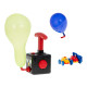 Zábavná detská hra s nafukovacími balónikmi - aerodynamická autoraketa - autičká