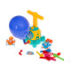 Zábavná dětská hra s nafukovacími balónky - aerodynamické auto - prostor