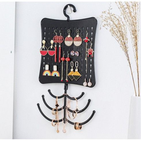 Věšák na šperky - černý