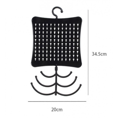 Věšák na šperky - černý