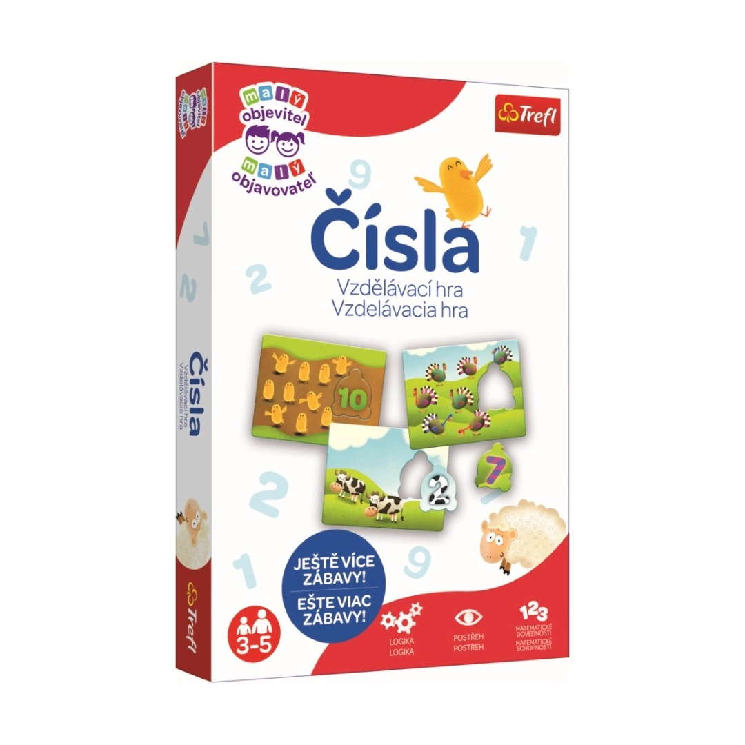 Čísla - vzdělávací hra pro předškoláky