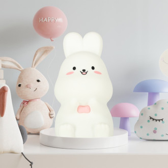 Detská LED lampa s USB - Zajačik