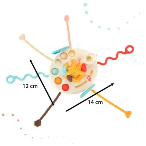 Detské hryzátko Labuť - montessori zmyslová hračka