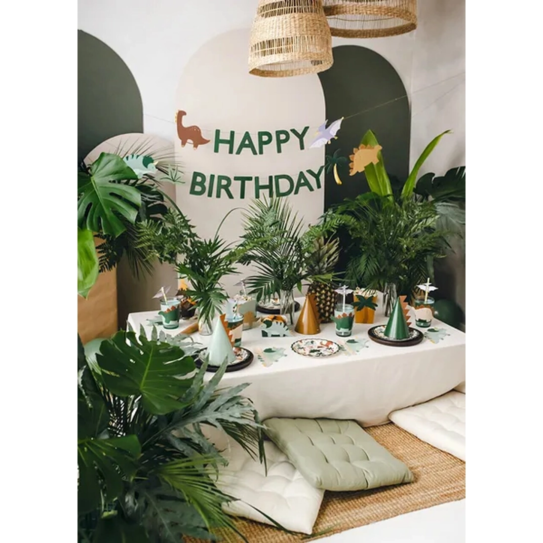Girlanda HAPPY BIRTHDAY Dinosaurus 300 cm