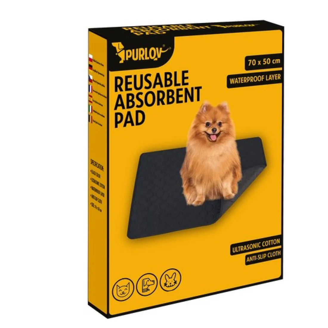 Hygienická absorpční podložka pro zvířata 70x50cm