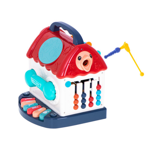 Interaktívny vzdelávací domček z kociek pre deti XXL