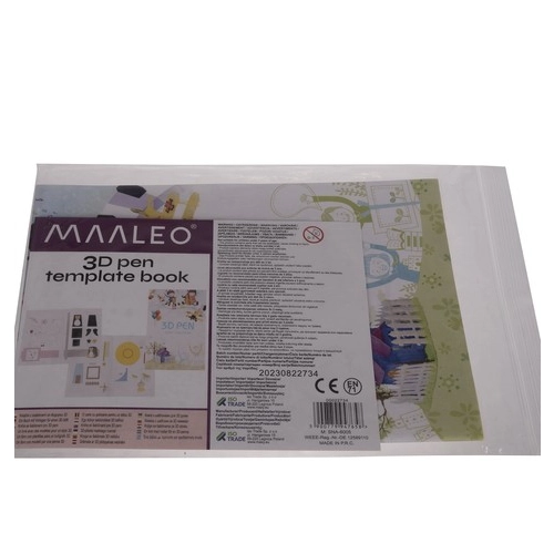 Kniha so šablónami pre 3D pero Maaleo
