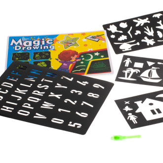 Kreatívna sada na kreslenie s UV perom