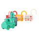 Montessori hračka autíčka - bloky zámkov, senzorická hračka