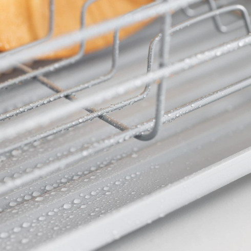 Odkvapkávač na riad - šedý