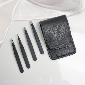 Sada pinzet 4 ks - černá