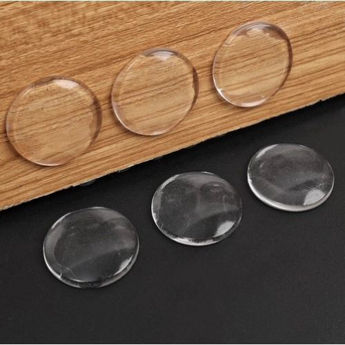 Samolepicí silikonová ochrana stěn, zarážka dveří, 6ks