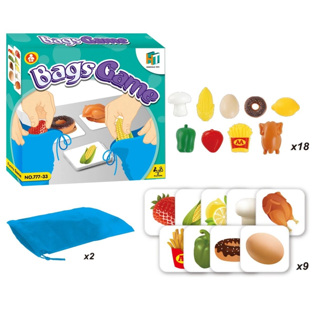 Společenská hra Najdi to správné jídlo