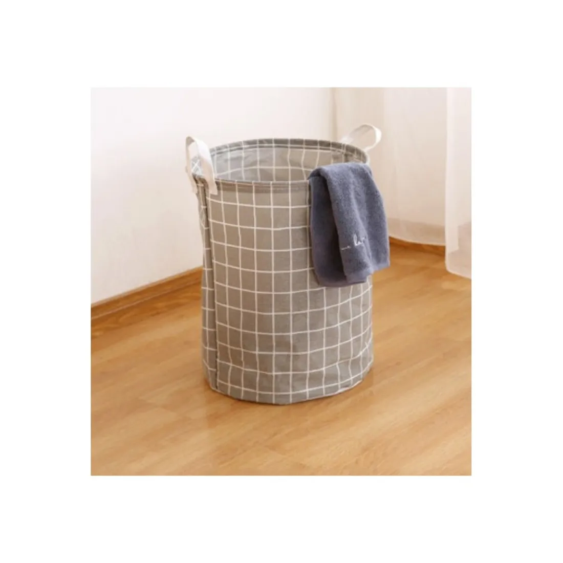 Úložný kôš na hračky / prádlo 45 cm - šedý