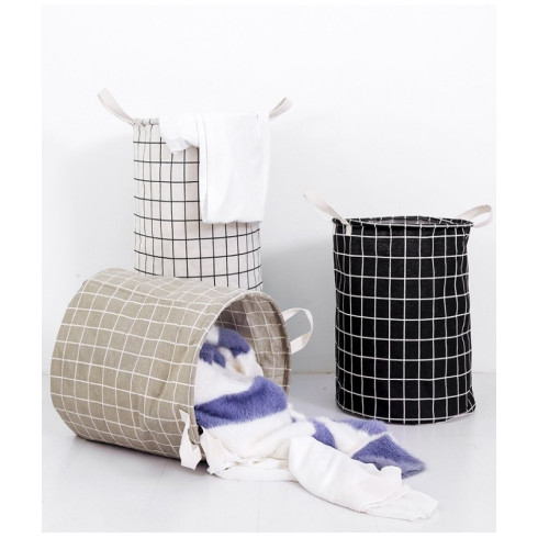 Úložný kôš na hračky / prádlo 45 cm - šedý