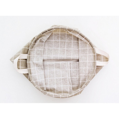 Úložný kôš na hračky / prádlo 45 cm - šedý