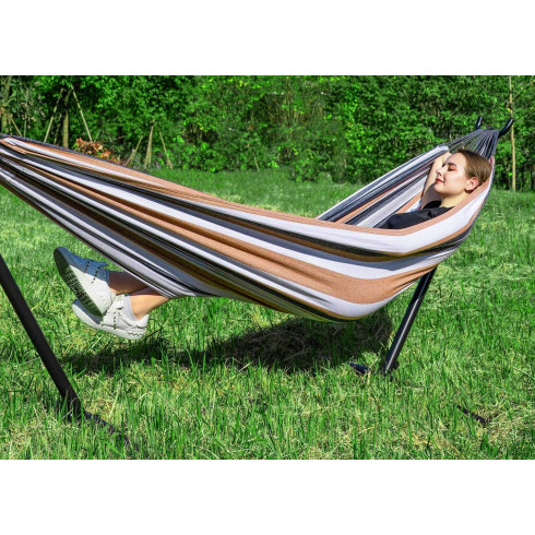 Záhradná hojdacia sieť  - farebná 200 kg 320 x 150 cm