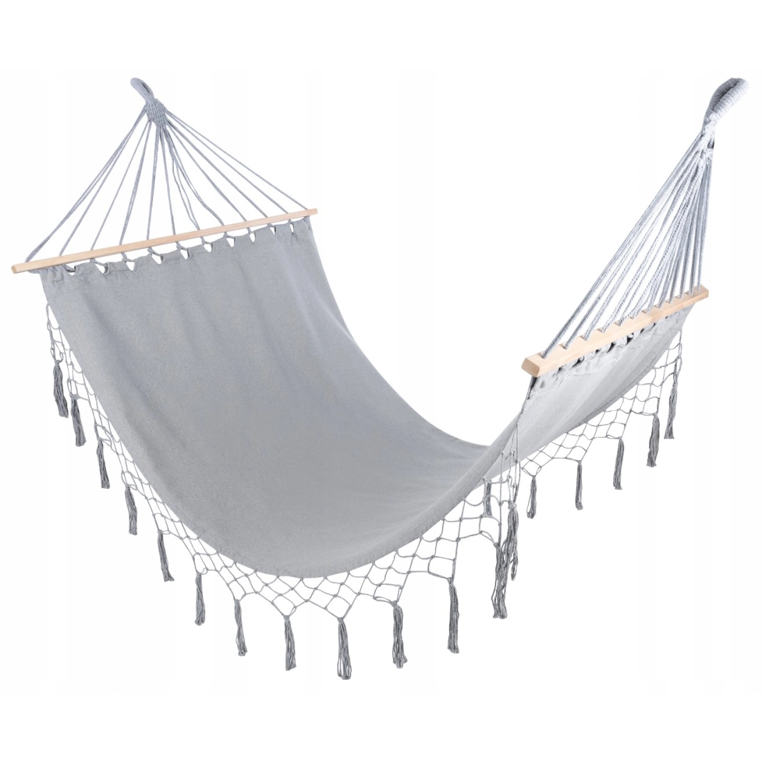 Záhradná hojdacia sieť Ibiza 160 kg, 200 x 100 cm + montážna sada zdarma 