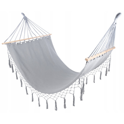 Zahradní houpací síť Ibiza 160 kg, 200 x 100 cm + montážní sada zdarma