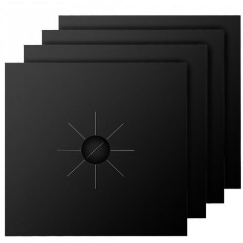 Teflónová podložka na plynový sporák 4 ks