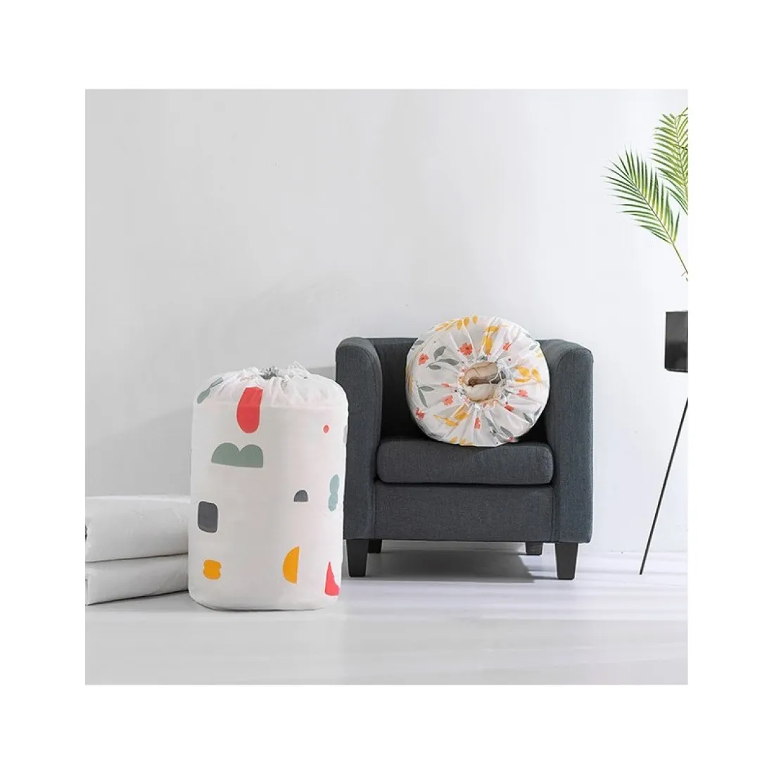 Úložný kôš so šnúrkou na stiahnutie, 70 cm