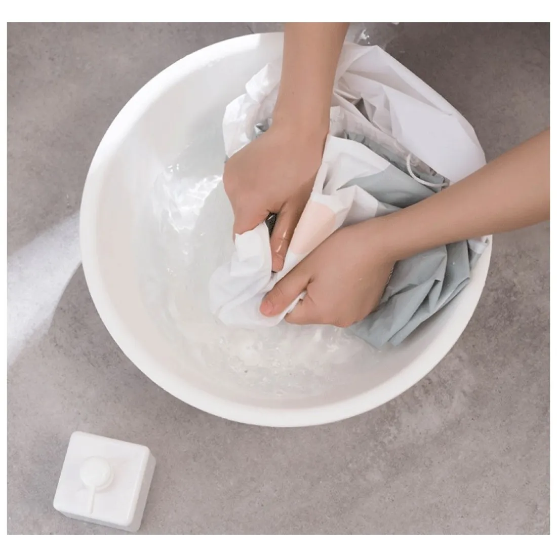 Úložný kôš so šnúrkou na stiahnutie, 70 cm