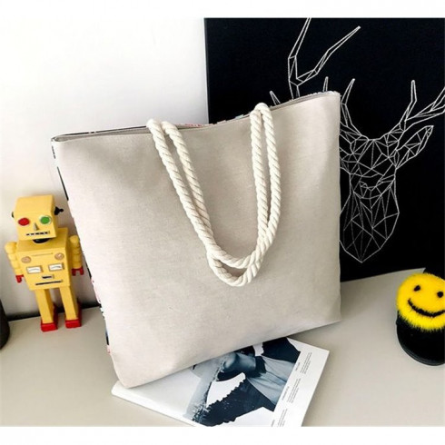 Veľká plážová taška - tyrkysová