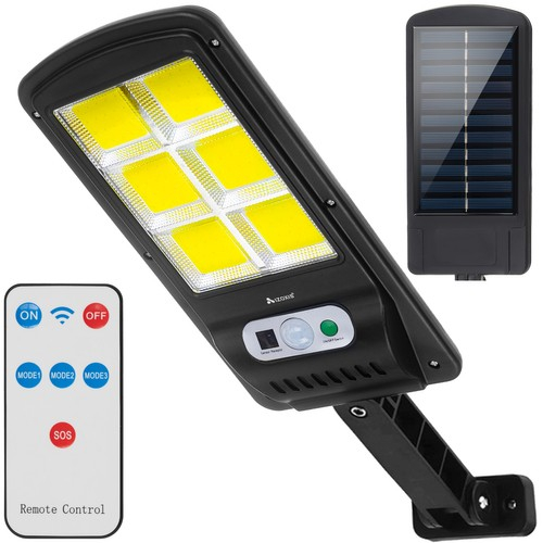 Nástenná solárna lampa 120 LED so senzorom pohybu