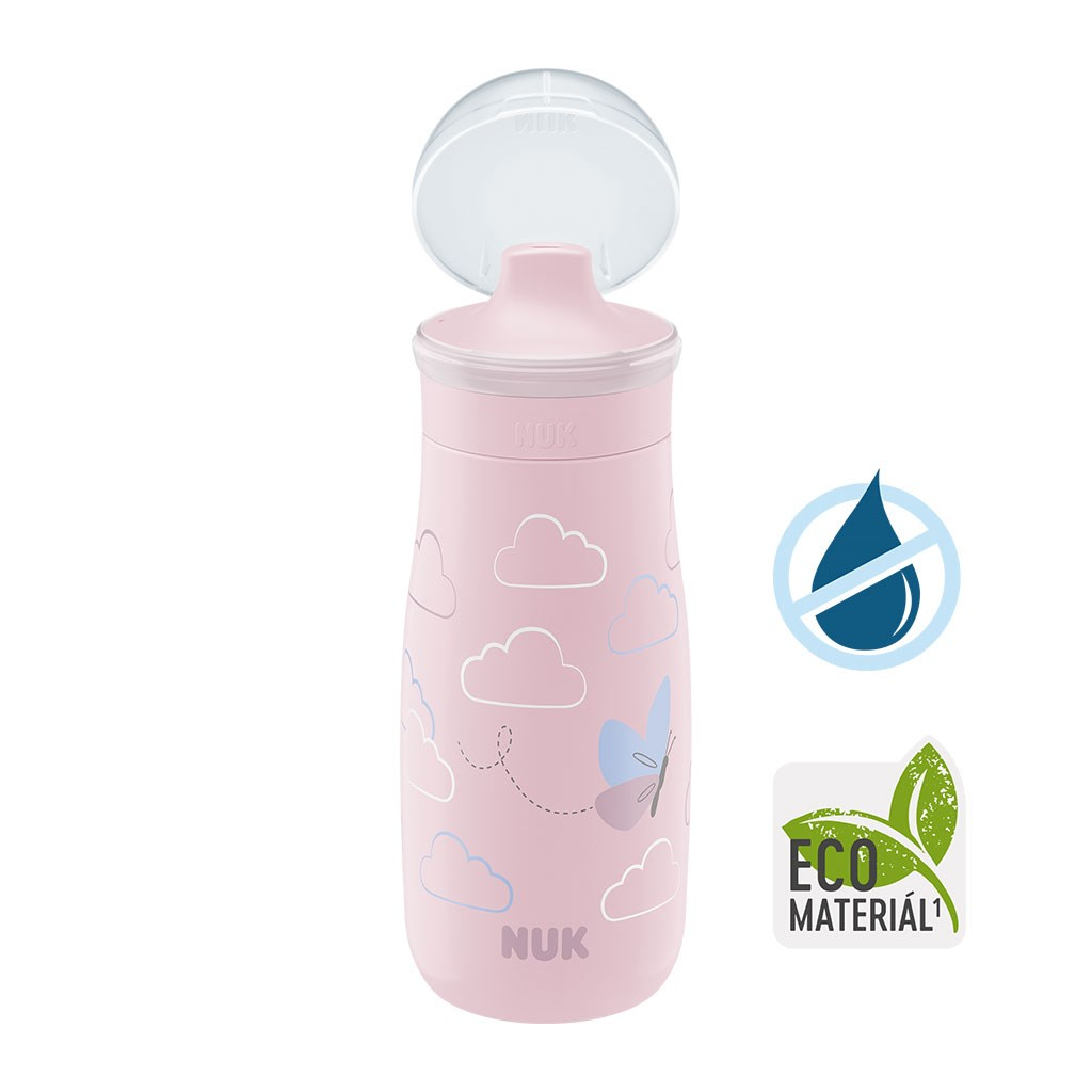 Detská fľaša Nuk Mini-Me pp sip 9+m - 300 ml - ružová