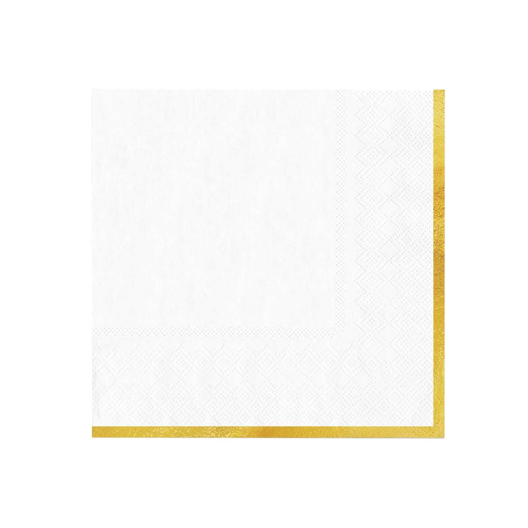 Biele servítky Classic Gold – 10 ks