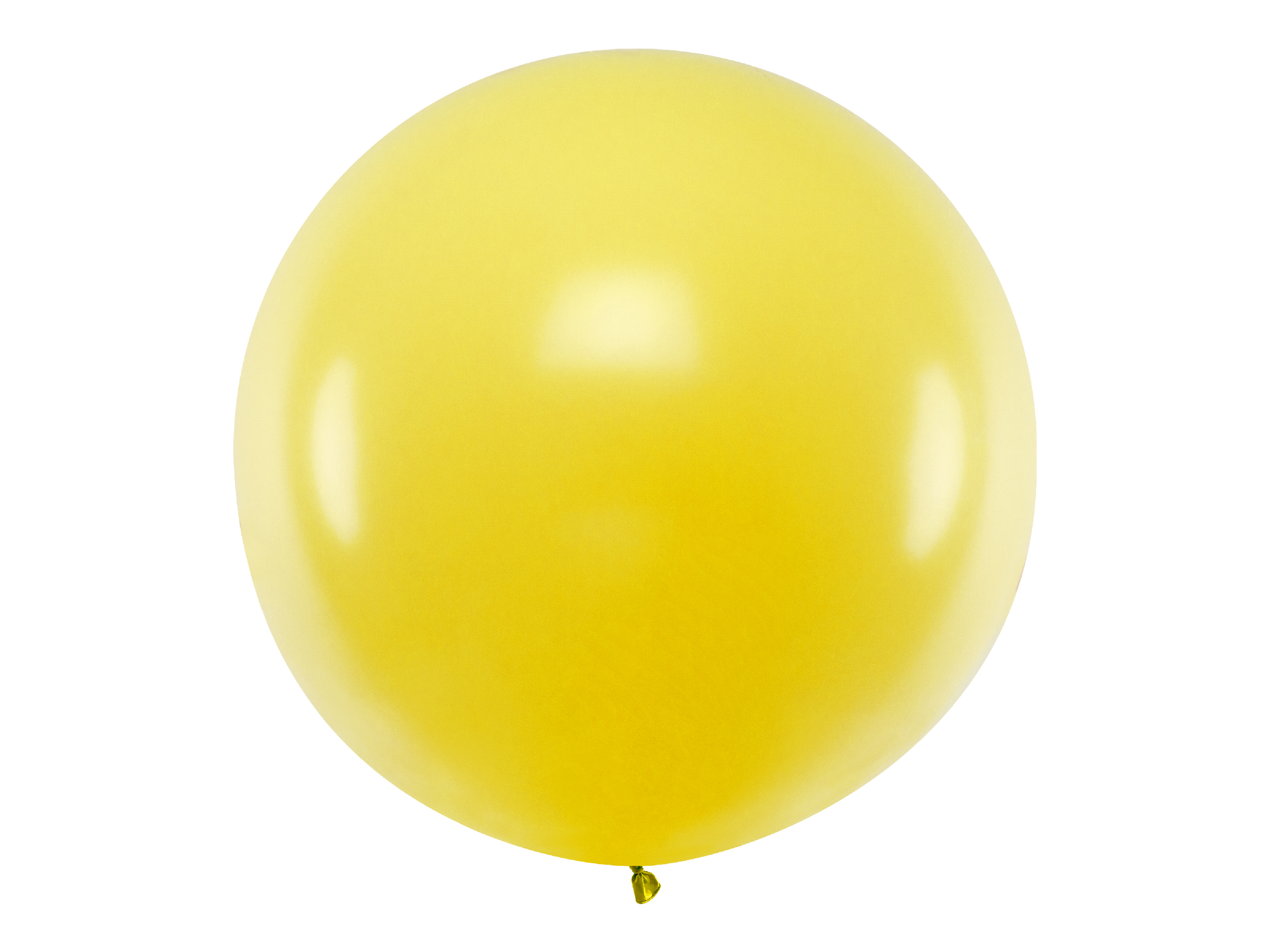 Okrúhly veľký balón 100 cm - žltý