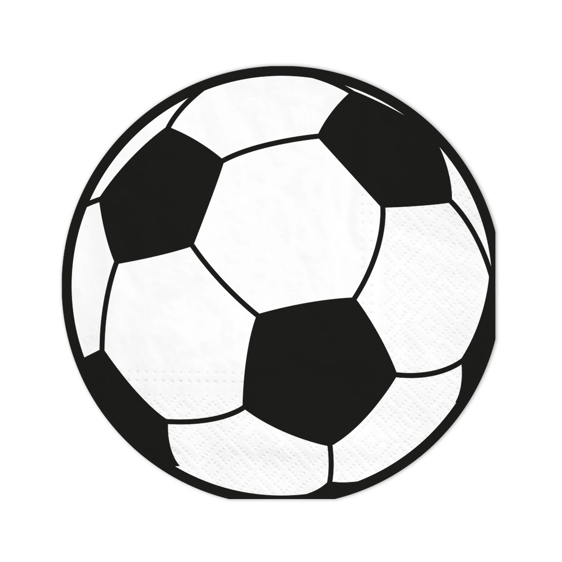 Papierové servítky Futbalová lopta, 10 ks