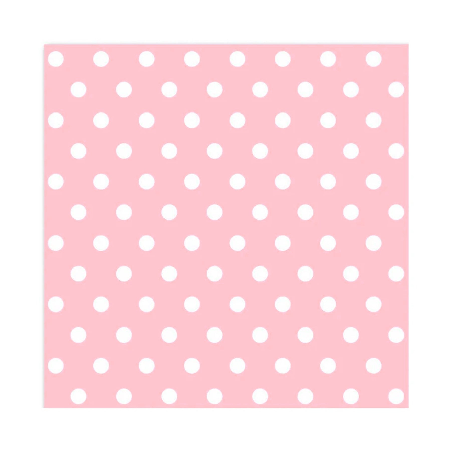 Ružové servítky s bielymi bodkami 10ks