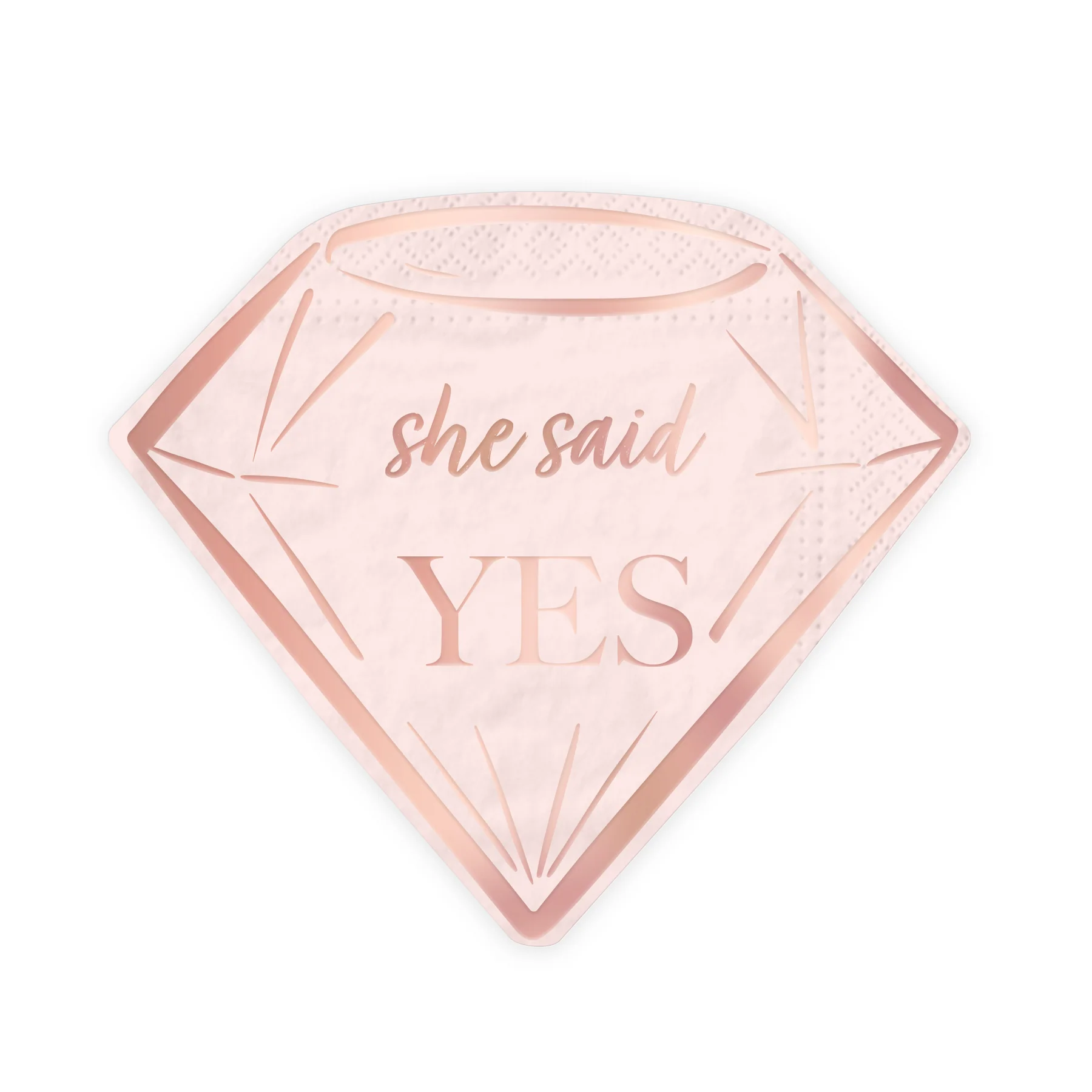 Servítky Bride to Be ružovo-zlaté – 10 ks