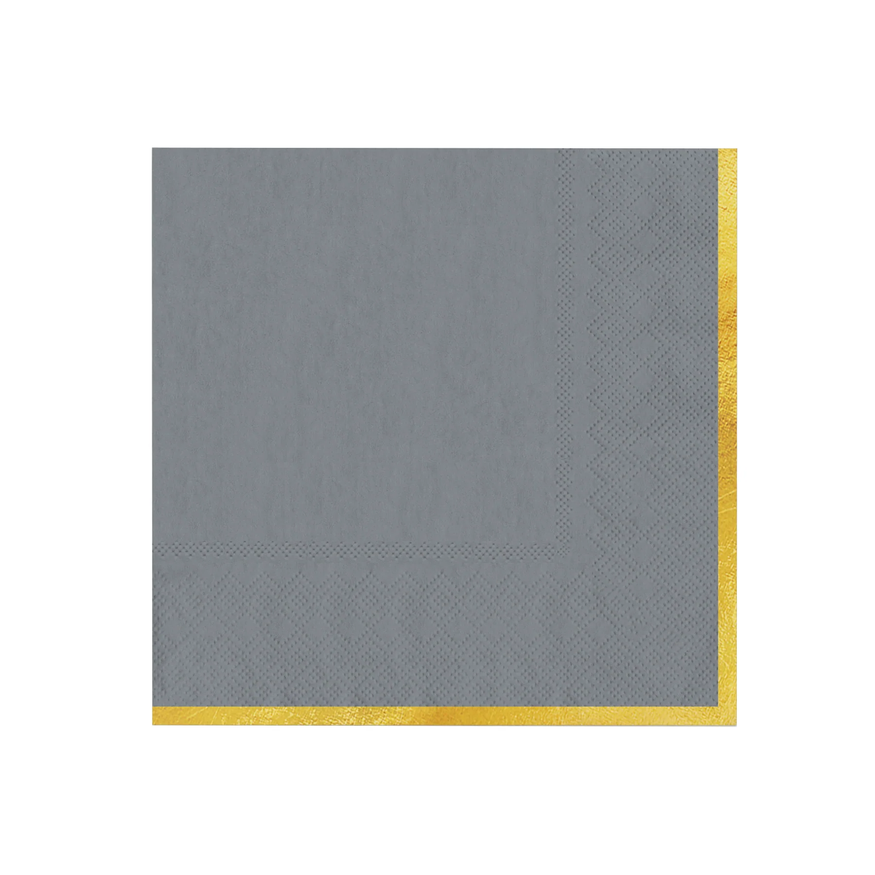 Sivé servítky Classic Gold - 10 ks