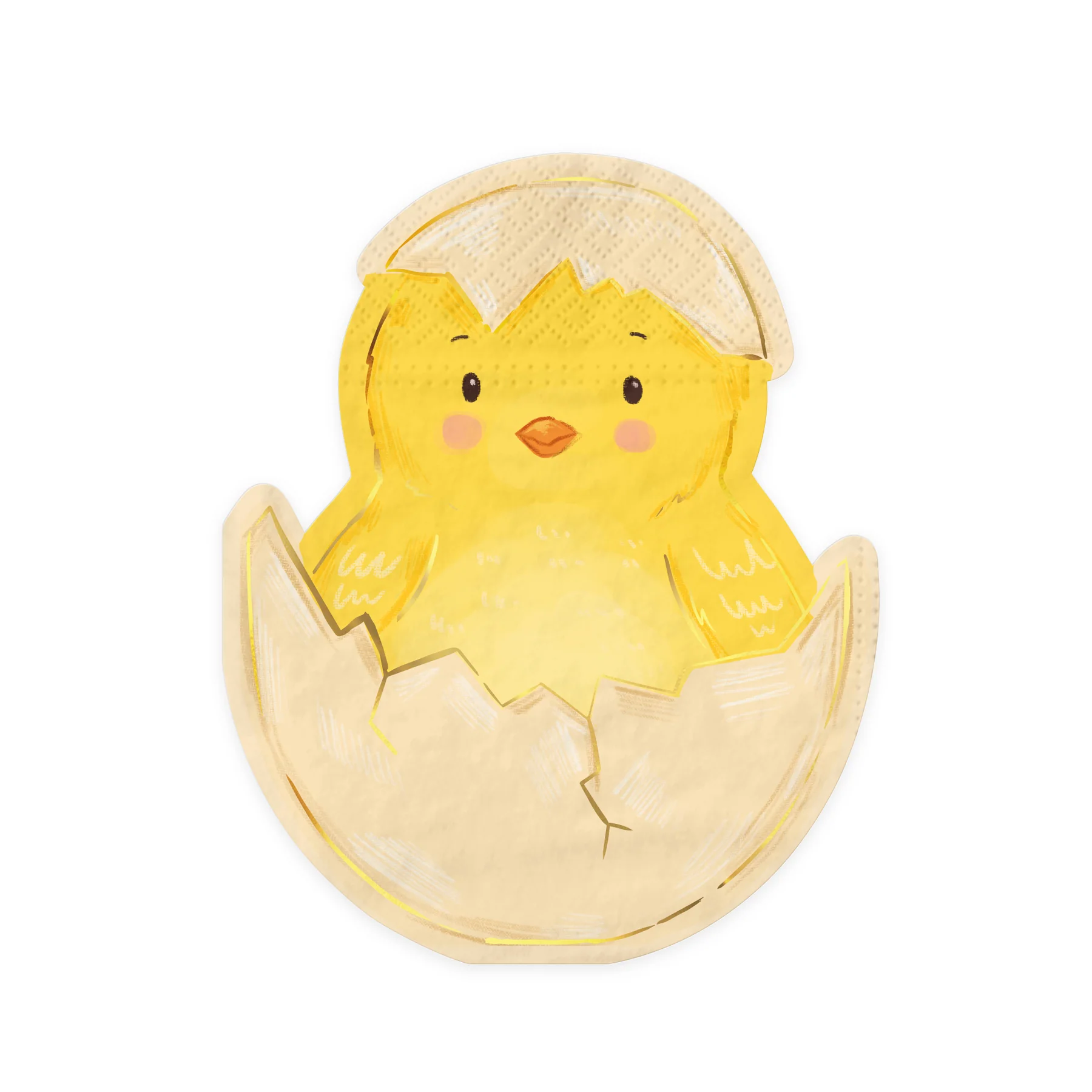 Veľkonočné papierové servítky Kuriatko vo vajíčku, 10 ks