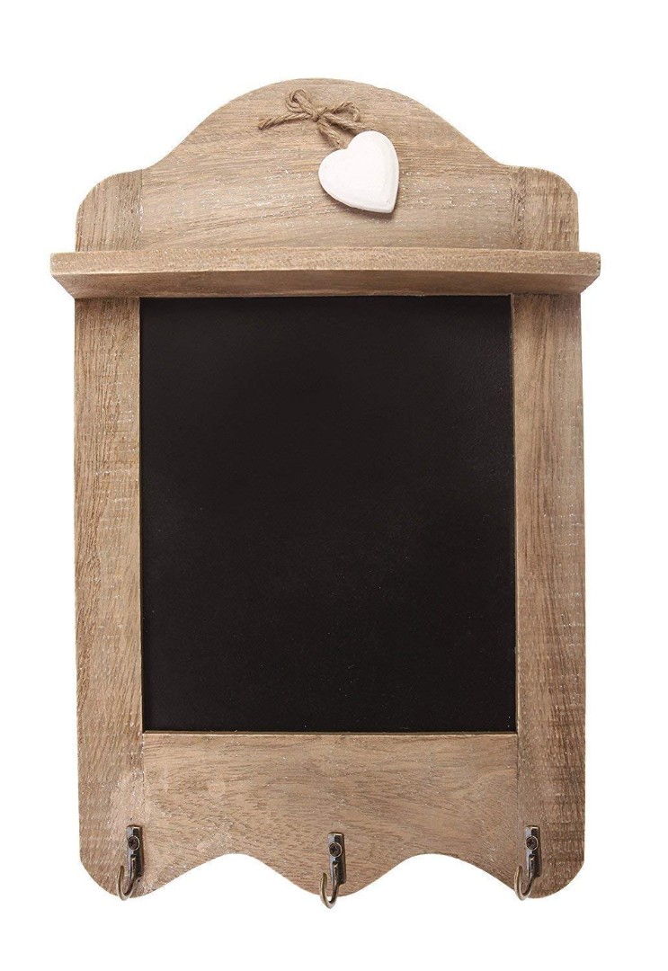 Drevená tabuľa s vešiakom