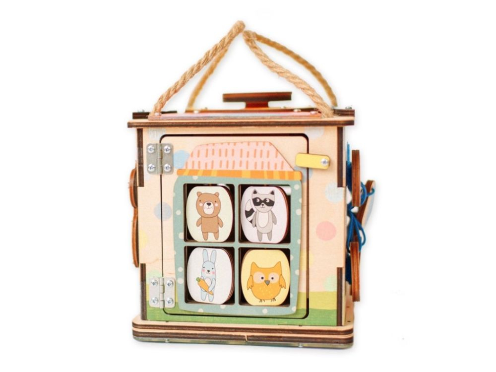 Activity board kocka s LED na cesty