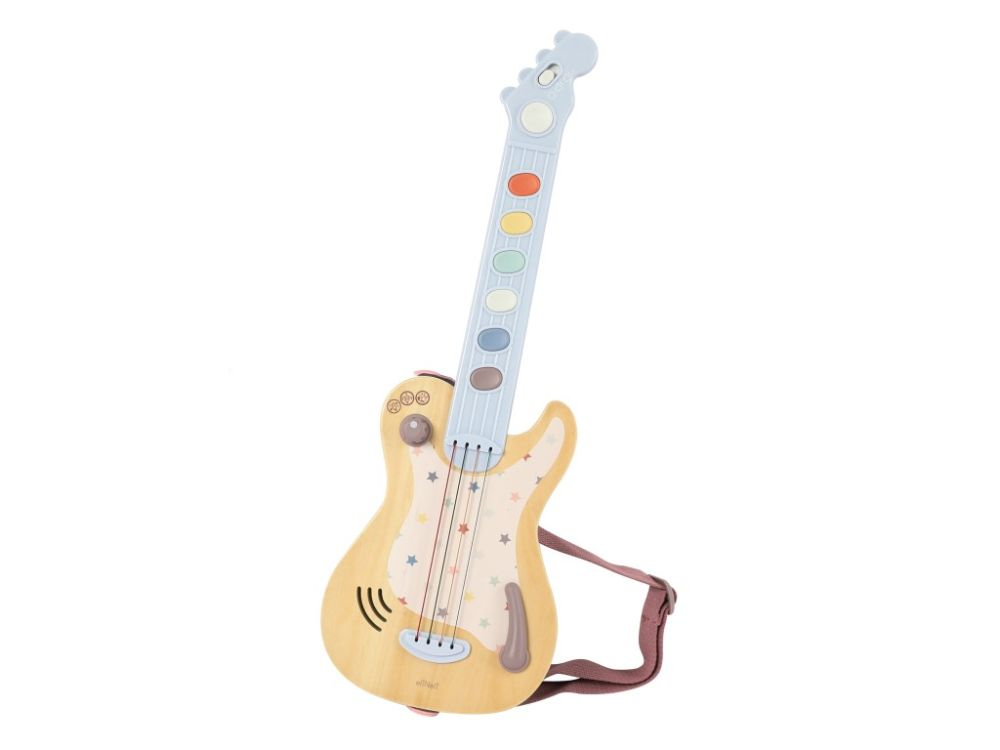 Detská drevená elektrická gitara