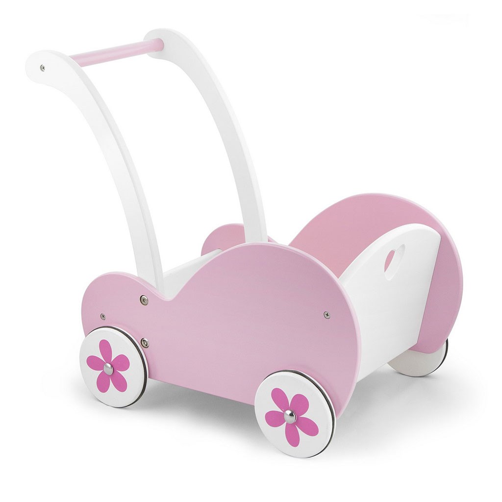 Drevený kočík pre bábiky Viga pre deti