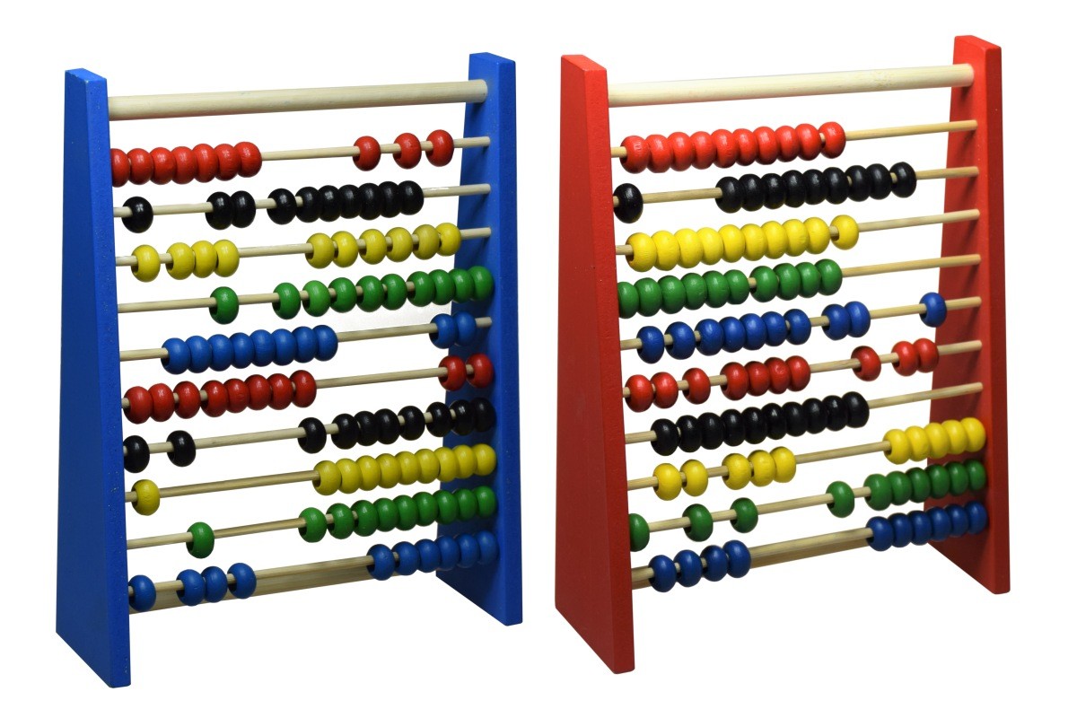 Drevené počítadlo - modré