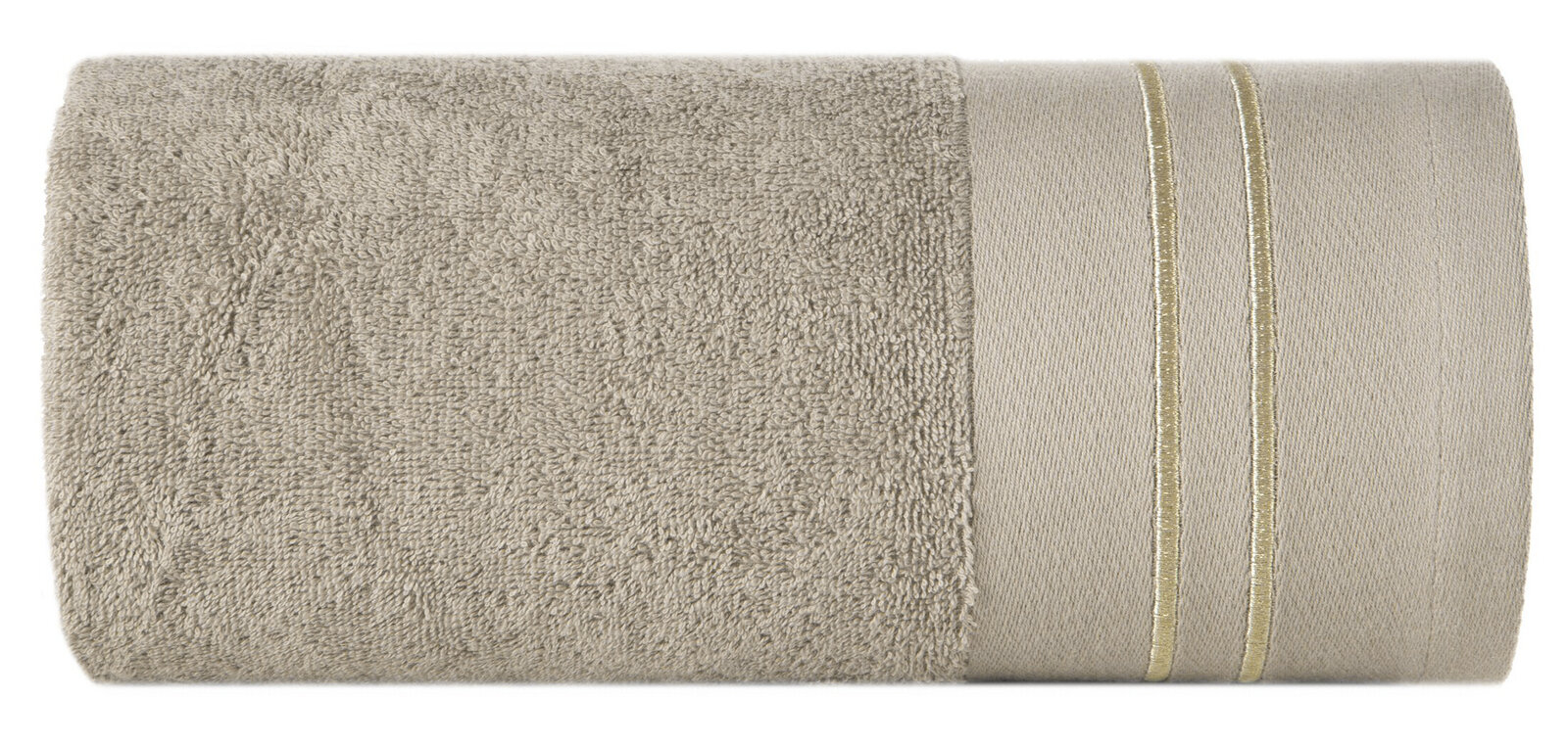 Luxusné bavlnené uteráky Olivia sada 3 ks - 50x90 cm bežové