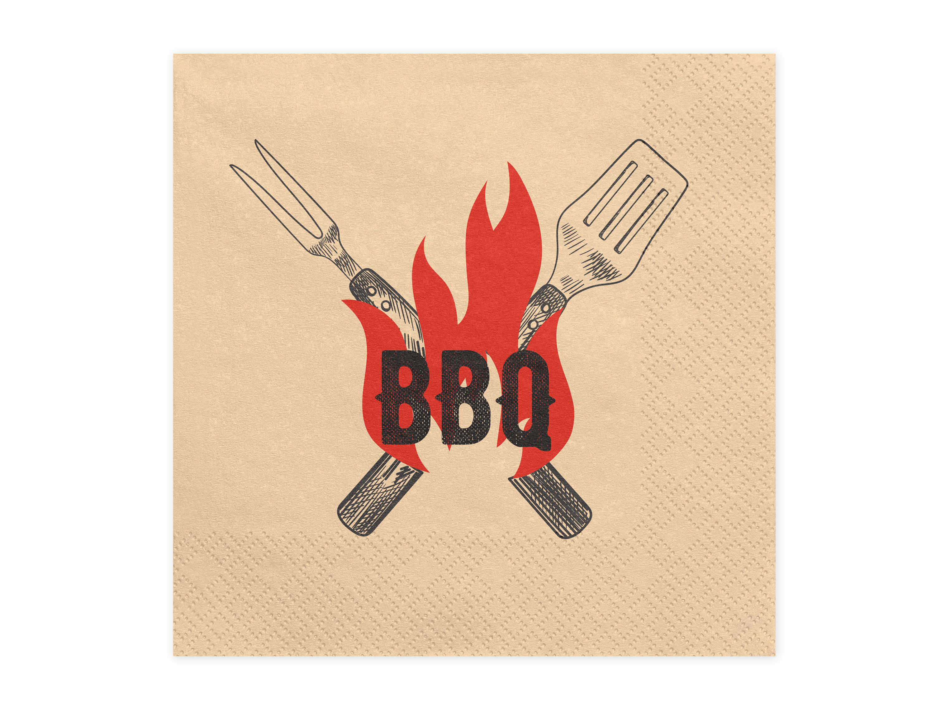 Party servítky BBQ papierové 33x33 cm 20 ks mix