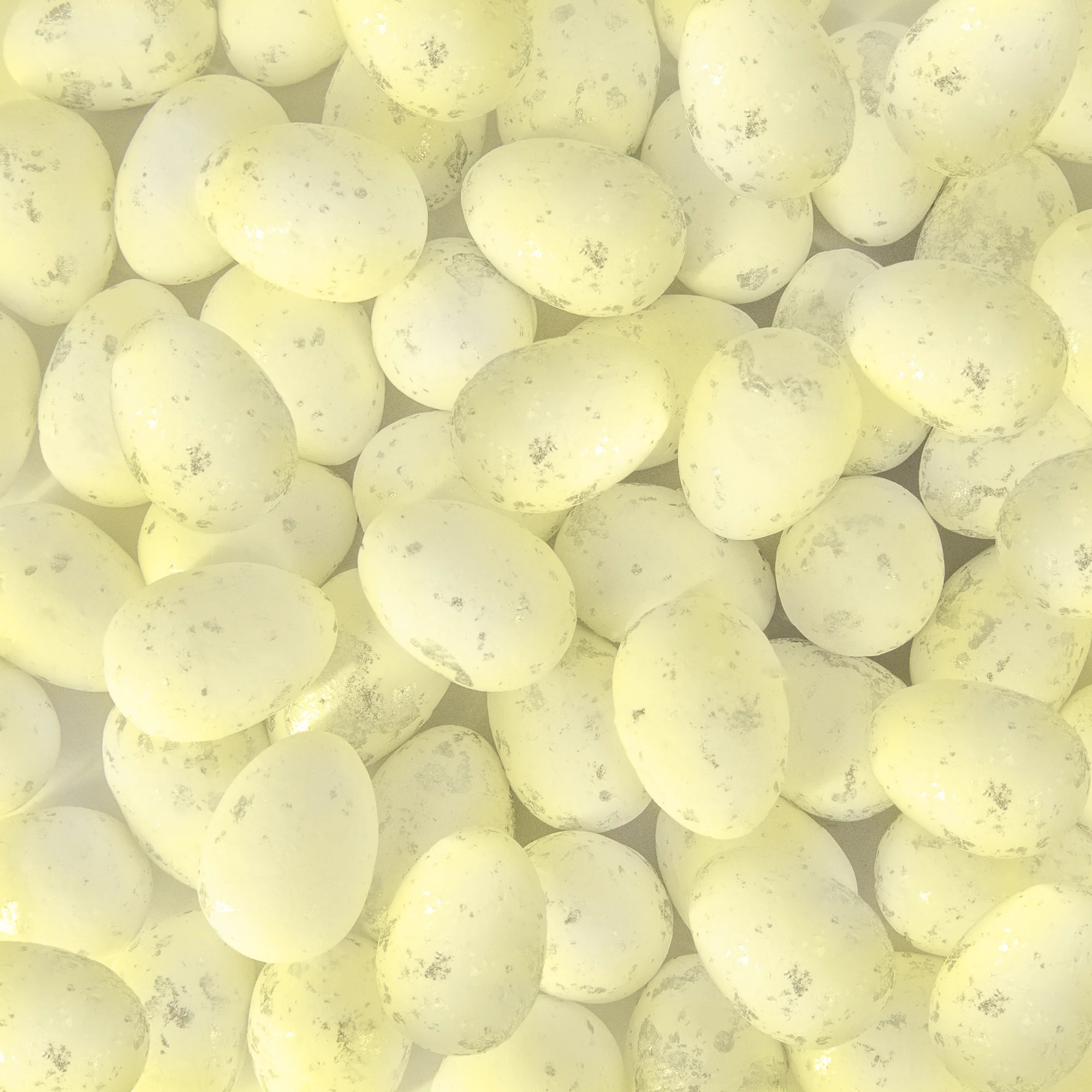 Veľkonočné dekorácie mini vajíčka ecru 50 ks