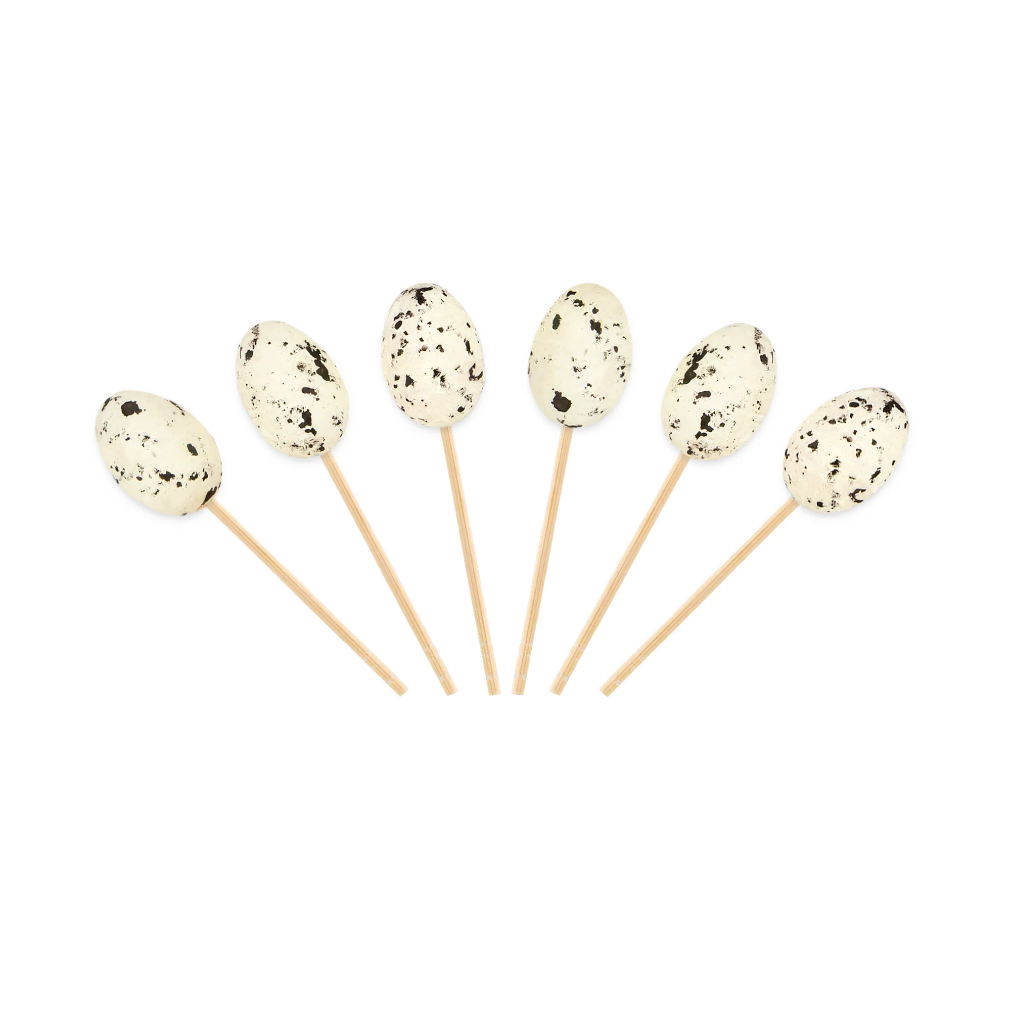 Veľkonočné dekoračné vajíčka na zápich béžové 36 ks