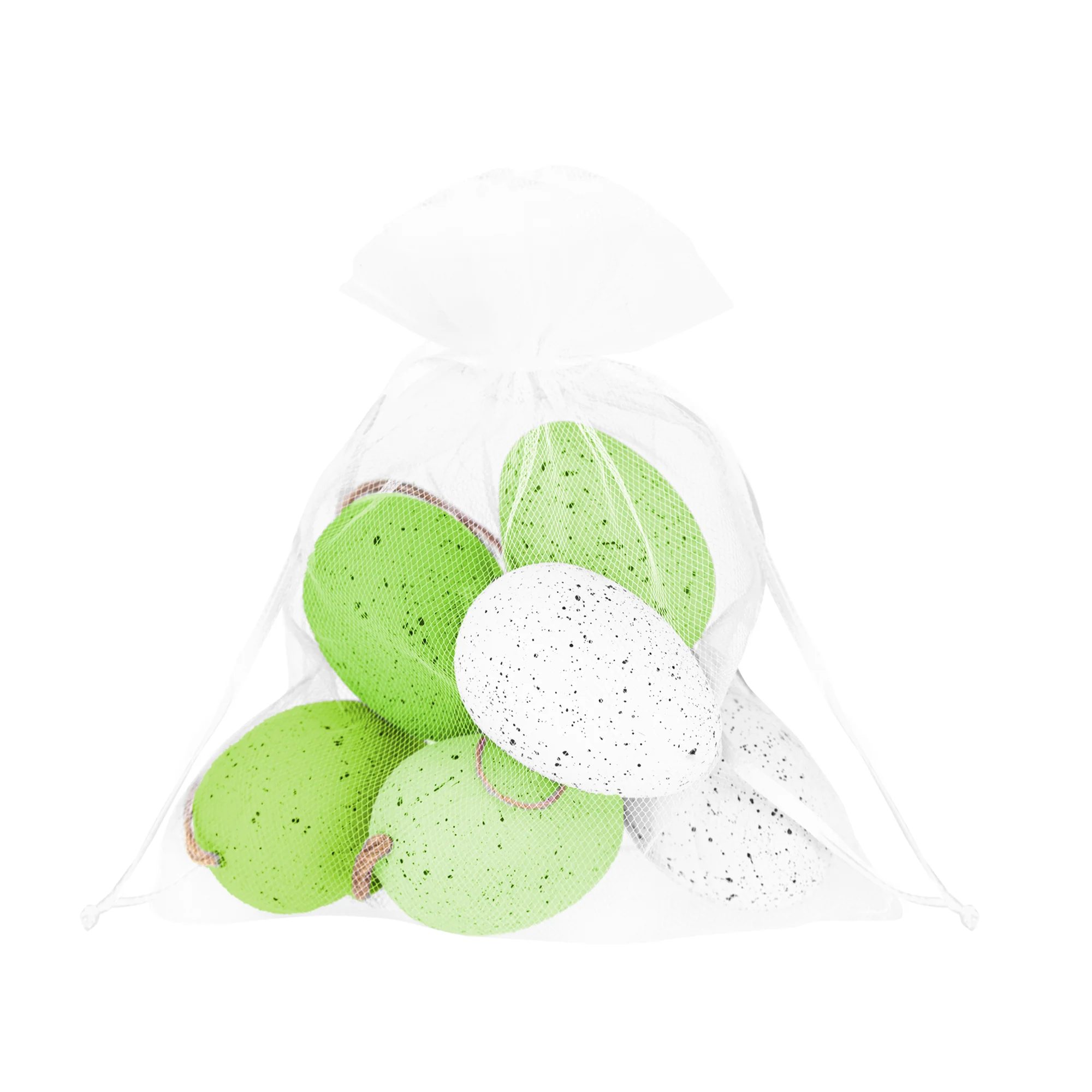 Veľkonočné závesné vajíčka 6 ks zelené