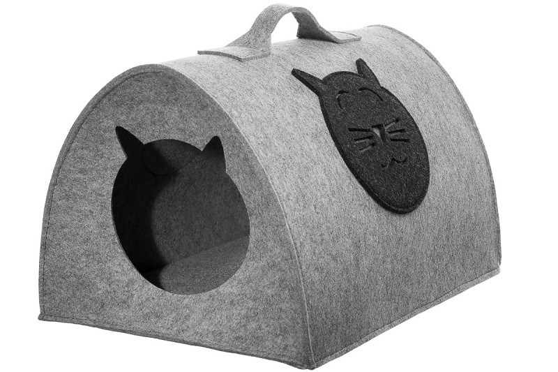 Plstený domček pre mačku, 40 cm
